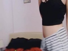 Sexy Babe Masturbates Pussy on Cam
