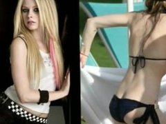 Avril Lavigne jerk off challenge cum tribute