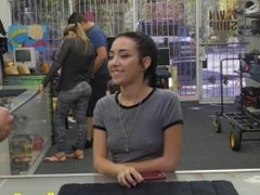Shop Manager Fucks Hot Petite Brunette Teen Babe Kiley Jay