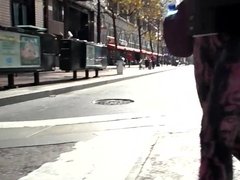 BootyCruise: Downtown Atrocious Purple Leggings Cam