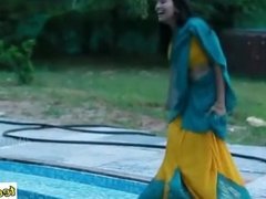 Indian girl Mamatha Enjoy at Swimming Pool - teen99 - indian short film