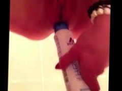 Sticking a Deodorant bottle up my Pooper