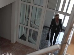 MOM Estate agent MILF wakes and fucks horny student