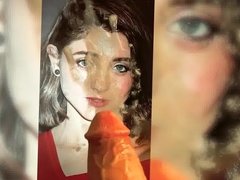 Natalia Dyer - cute face - Cum Tribute 5