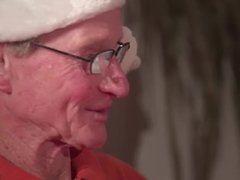Old Young Orgy 9 Old Men 2 Teens hardcore Christmas group fuck special