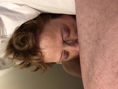 Hotel suck and cum in mouth
