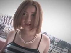 Alice Ozawa gives a japan blowjob and fucks two guys