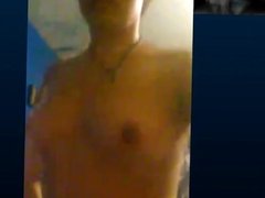 Mexican girl play with her self for me on Skype