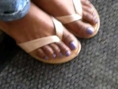 Hood MILF Purple Toenails