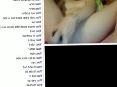 ChAt beautiful horny lesbian masturbates in webcam