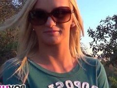 Hiking teen Emily Austin gets drilled