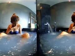 VRpussyVision.com - Wet finger games in the whirlpool Part 3