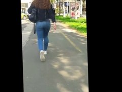 Nice Ass In Jeans Candid 18.04.2018.