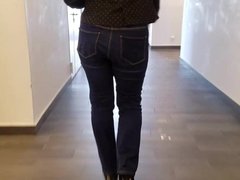 Playful ass in the office