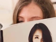 Petite Russian amateur teen Stefanie Moon has sex POV