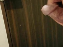 toilet pee and open door cumshot195