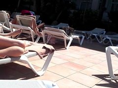french milfs round the pool and some granny tits
