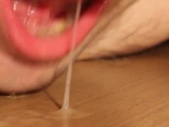 fruit fuck and self swallow - the best comes after cumming