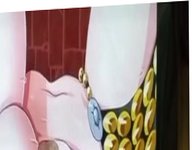 Cumming on Rebecca from One Piece SOP