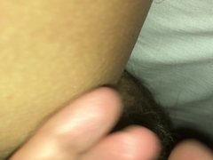 Wife licking fingering