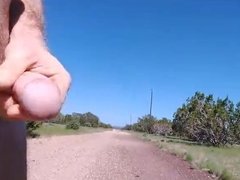Cumming in the road