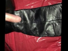 Leather Boots Cum Enhancement