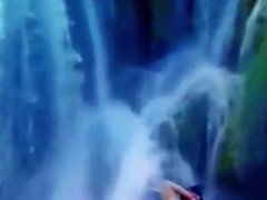 Desi nude at waterfall