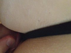 Amateur creampie nice ass and pussy, cock cum without condom
