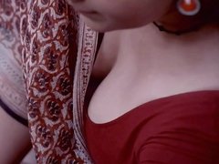 hot busty cute aunty