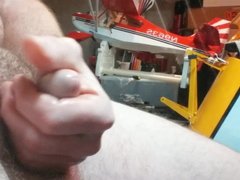 Slow stroking my penis