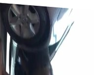 Big Ass Bent Over Outside the Car