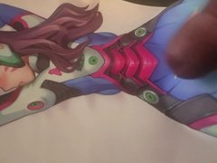 D.VA (Overwatch) Mousepad Cum Tribute