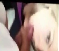 Blonde girl sucks and fucks near the pool table