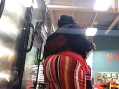 Thick black fat chubby booty