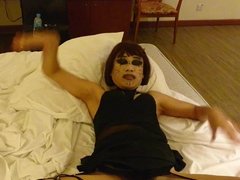 Satanic Poppers Sissy Bitch Offers Her Body & Soul For Satan