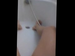 self filmed masturbation in bathroom