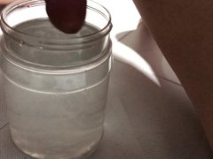 Cumshot in water - 5 day load