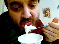 Kocalos - Eating yogurt in a naughty way