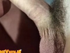 Buffed gay man craves for anal smashing and a big load