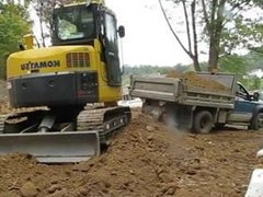 Truck Driver Caught Peeing