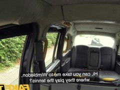 Fake Taxi Fast backseat fucking and creampie for peachy ass