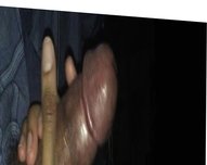 black cock Leaking pre-cum