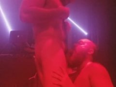 Fucking a friend ON STAGE while Go-Go dancing
