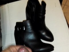 secret cum on my friend's boots