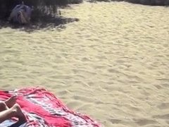 uk cuck gets his wife fucked on the beach