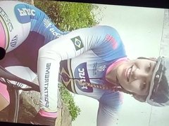 Beautiful cyclist    cum tribute