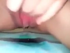 Asian girl masturbate on cam