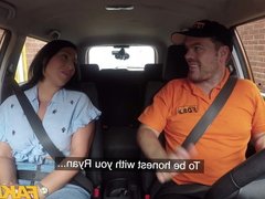 Fake Driving School Candi Kayne returns just for cock