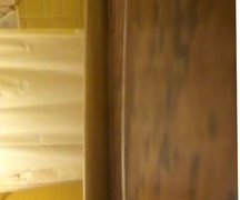 Huge Tits sister spied again in bathroom
