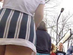 2 Teens - Ridiculously Short Skirts